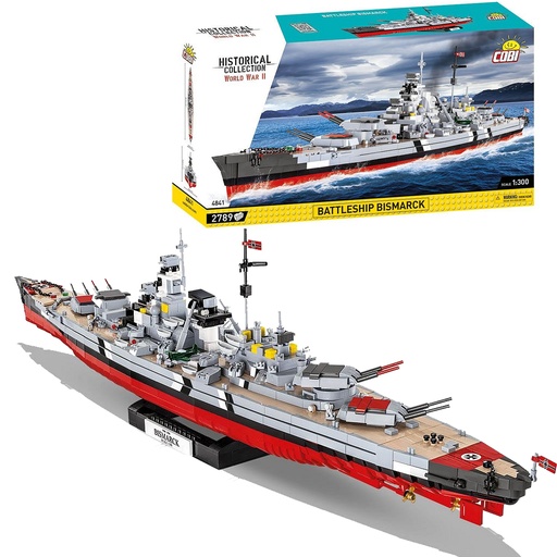 COBI | COBI-4841 | HC WWII /4841/ BATTLESHIP BISMARCK 2789pcs