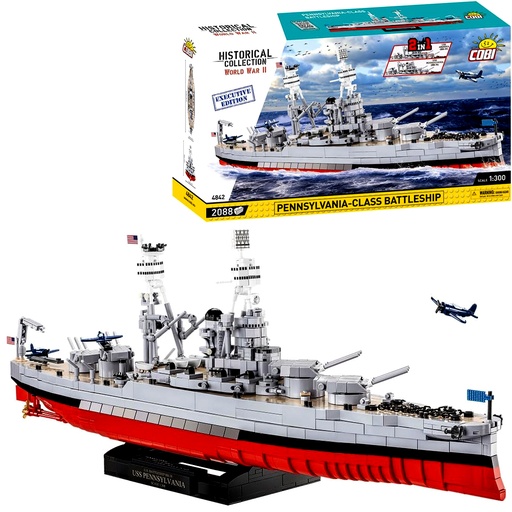 COBI | COBI-4842 HC WWII /4842/ PENNSYLVANIA-CLASS BATTLESHIP 2088pcs
