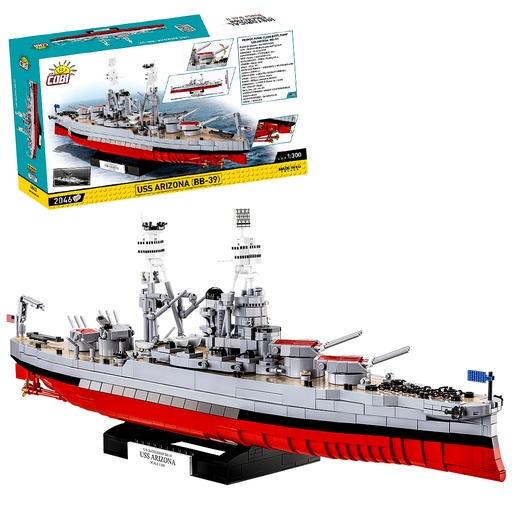 COBI | COBI-4843 HC WWII /4843/ USS ARIZONA (BB-39) 2046pcs
