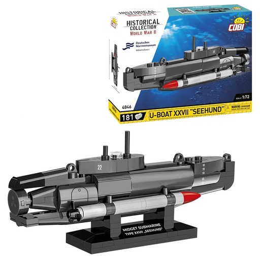 COBI | COBI-4846 HC WWII /4846/ U-BOAT XXVII "SEEHUND" 181pcs