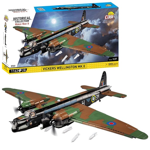 COBI | COBI-5723 40 HC WWII /5723/ VICKERS WELLINGTON MK II 1162pcs