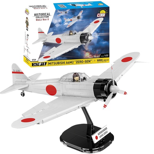 COBI | COBI-5729 | Mitsubishi A6M2 "Zero-Sen" 347pcs