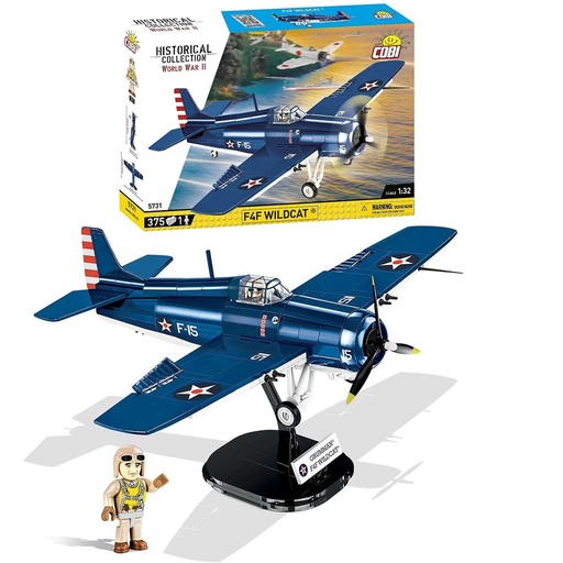 COBI | COBI-5731 HC WWII /5731/ F4F WILDCAT-NORTHROP GRUMMAN 375pcs