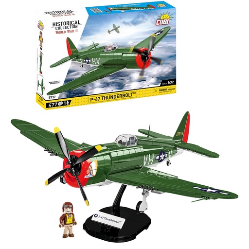 COBI | COBI-5737 | HC WWII /5737/ P-47 THUNDERBOLT 477pcs
