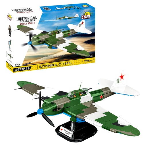 COBI | COBI-5745 | Ilyushin IL-2 1943 643pcs