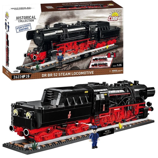 COBI | COBI-6280 | TRAINS /6280/ ORB CLASS62 STEAM LOCOM. EX. ED2470, 2623pcs