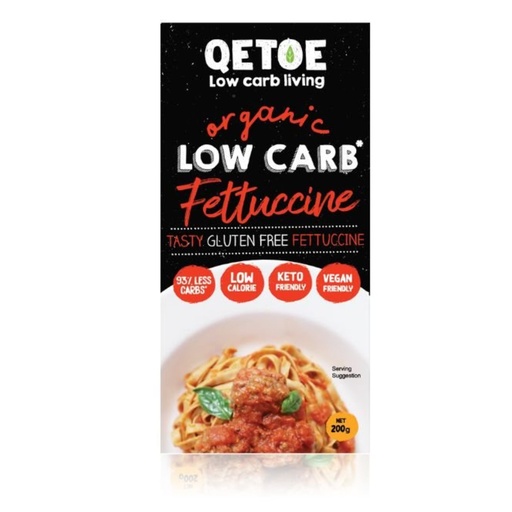 QETOE | 有机低碳水化合物意大利宽面 200克