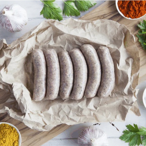 CHERRY TREE ORGANICS | Certified Organic Beef, Garlic & Parsley Sausages