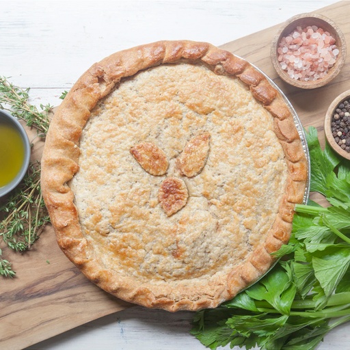 CHERRY TREE ORGANICS | Certified Organic Beef & Vegetable Family Pie