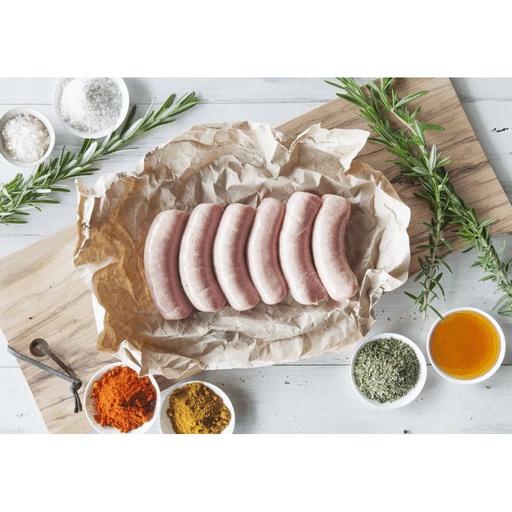CHERRY TREE ORGANICS | Certified Organic Lamb, Honey & Rosemary Sausages