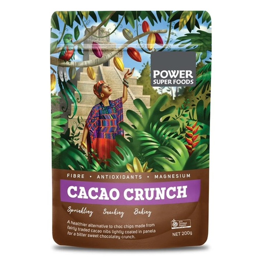 POWER SUPER FOODS | 有机可可脆片，200g