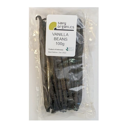Savy | Vanilla Beans 100g