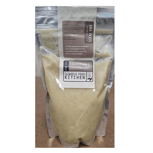 THE WHOLEFOOD KITCHEN | Certified Organic Cauliflower & Zucchini Soup 500g