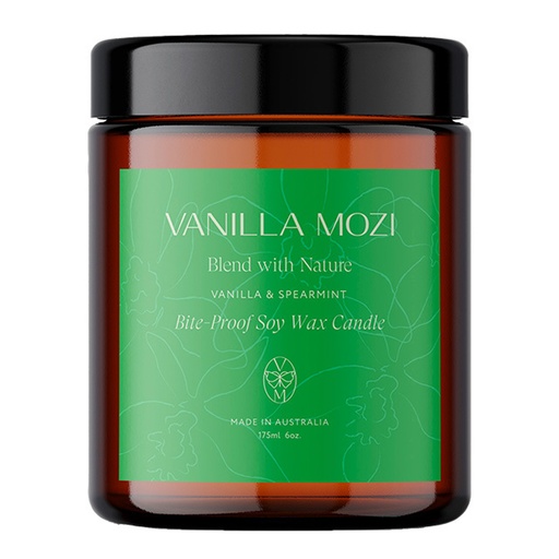 VANILLA MOZI | Bite-Proof Soy Wax Candle 175ml