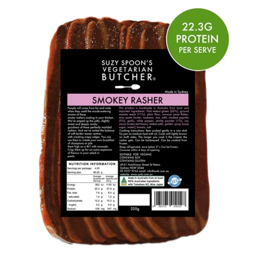 SUZY SPOON | Smoky Rasher Slices 320g