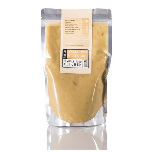 THE WHOLEFOOD KITCHEN | Organic Soup Chickpea & Leek 500g
