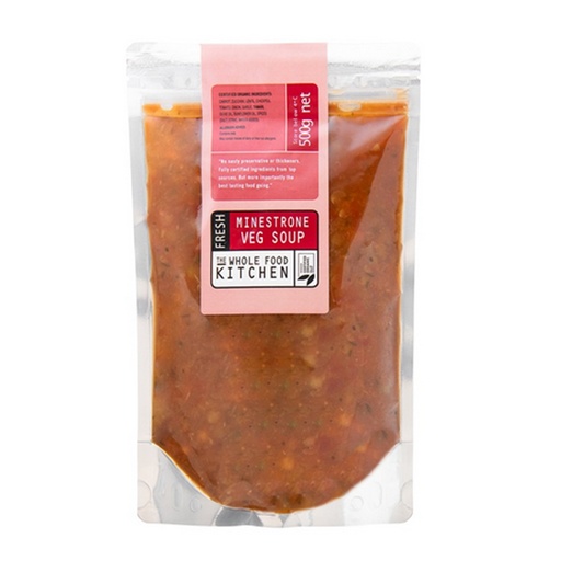 THE WHOLEFOOD KITCHEN | Organic Soup Minestrone 500g