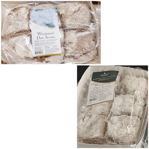 HOPE FARM BAKERY | Wholemeal Date Scones (6 Pack)