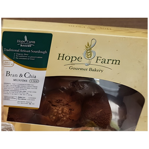 HOPE FARM BAKERY | Bran/Chia Muffins mixed (6 Pack)