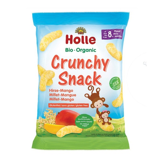 HOLLE | Organic Millet Mango Crunchy Snack 25g