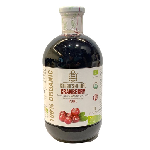 GEORGIA'S NATURAL | 有机蔓越莓汁 1L