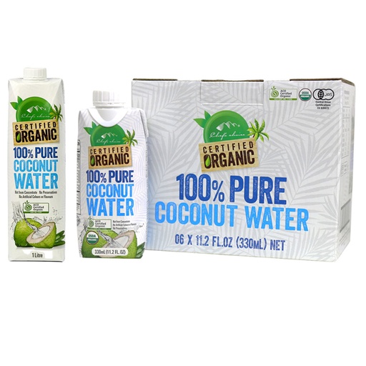 CHEF'S CHOICE | Organic 100% Pure Coconut Water