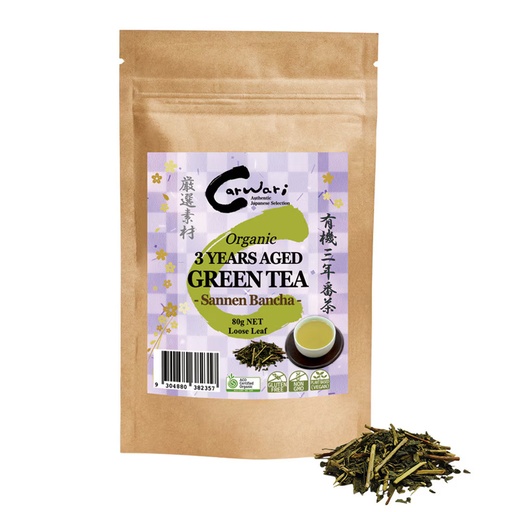 CARWARI | Organic Green Tea 3 Years Aged, 80g