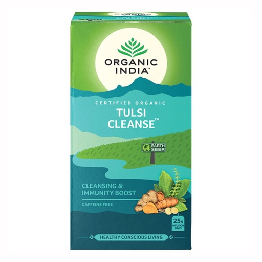 ORGANIC INDIA | Tulsi Cleanse Tea, 25 packs per box