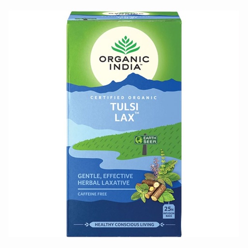 ORGANIC INDIA | Tulsi Lax Tea, 25 packs per box