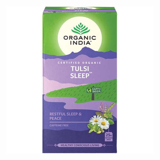 ORGANIC INDIA | Tulsi Sleep Tea, 25 packs per box