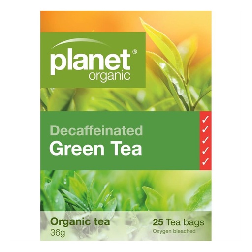 PLANET ORGANIC | 无咖啡因绿茶 25 茶包