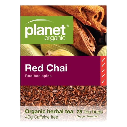 PLANET ORGANIC | 红色印度茶 25 茶包