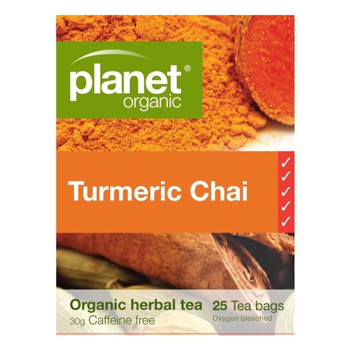 PLANET ORGANIC | 姜黄印度茶 25 茶包