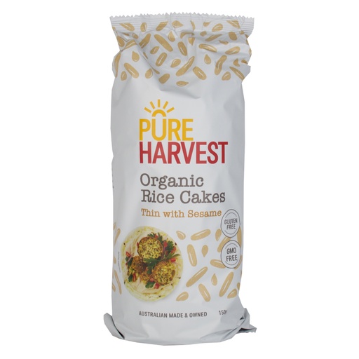 PURE HARVEST | Sesame Rice Cakes 150g
