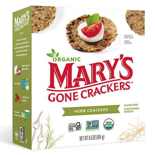 MARY'S GONE CRACKERS | 香草餅乾 184g