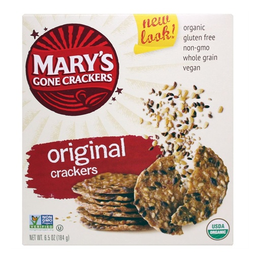 MARY'S GONE CRACKERS | 原味餅乾 184g