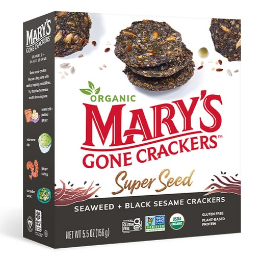MARY'S GONE CRACKERS | 芝麻種子（海藻與黑芝麻）155g
