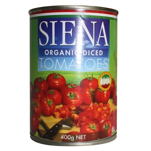 SIENA ORGANIC | 切塊番茄，400g