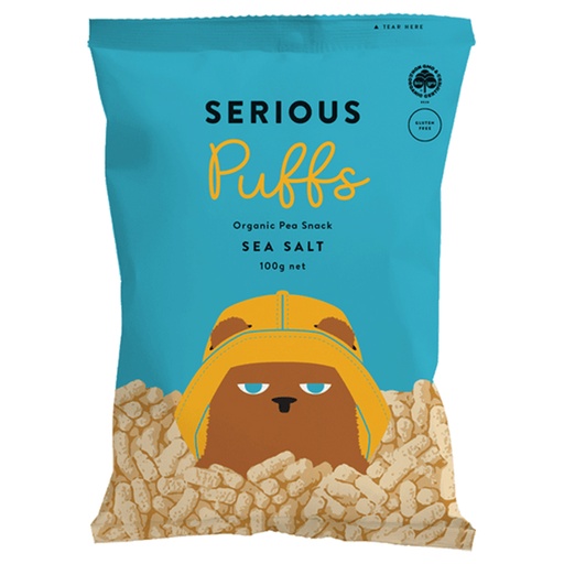 SERIOUS | Pea Puffs Sea Salt 100g