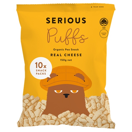SERIOUS | Pea Puffs Multi Pack Real Cheese 15g
