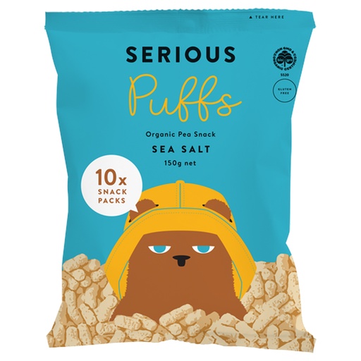 SERIOUS | Pea Puffs Multi Pack Sea Salt 15g