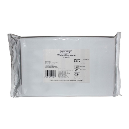 ORGANIC TIMES | 白包覆巧克力 2.5kg