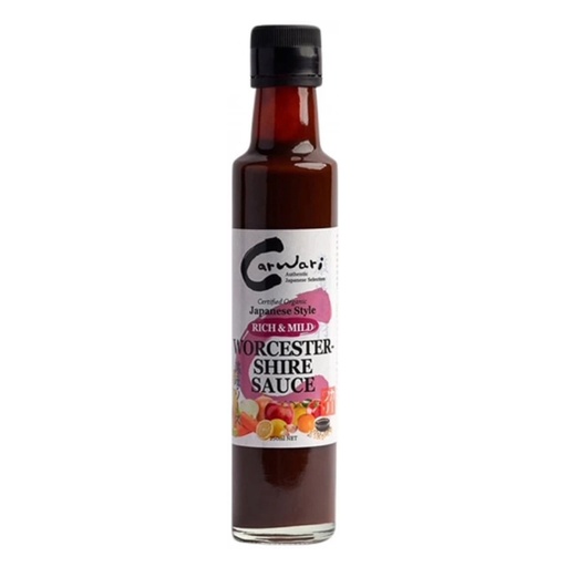 CARWARI | Organic Japanese Style Rich & Mild Worcestershire Sauce, 250ml