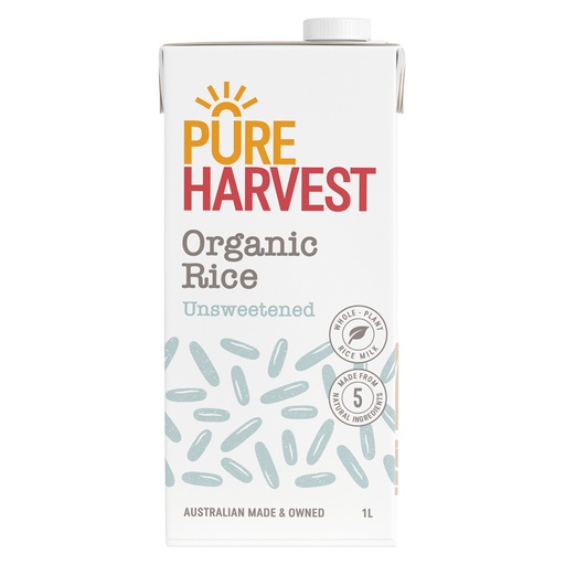 PURE HARVEST | 無糖米奶 1 公升