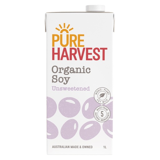 PURE HARVEST | Nature's Soy 無糖豆奶 1 公升