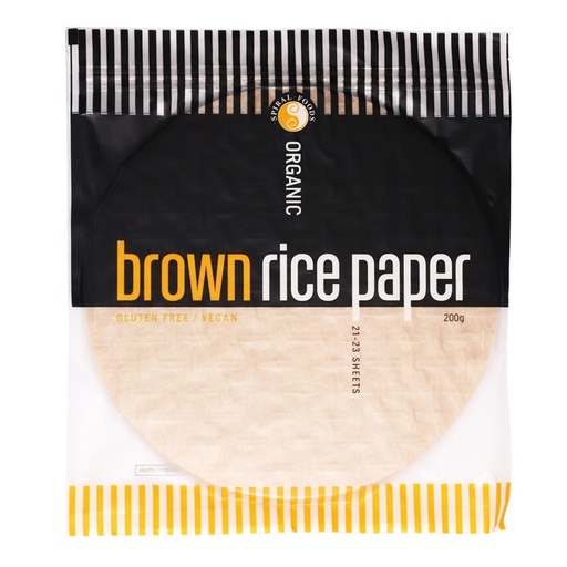 SPIRAL | Organic Brown Rice Paper 200g