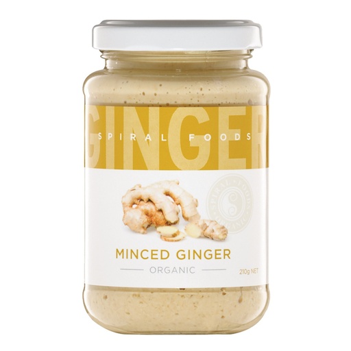 SPIRAL | Organic Minced Ginger 210g