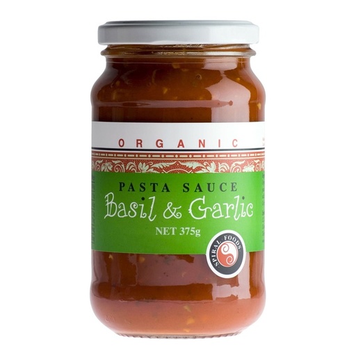 SPIRAL | Organic Basil and Garlic Pasta Sauce 375g