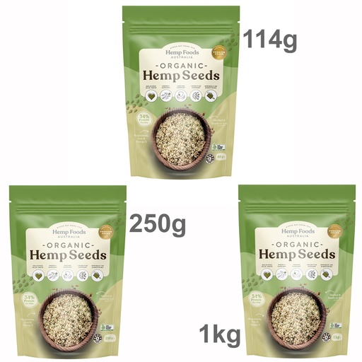 HEMP FOODS AUSTRALIA | Organic Hemp Seeds (Hulled)