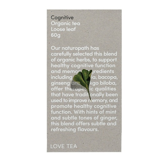LOVE TEA | Organic Cognitive Tea Loose Leaf 60g